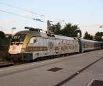 H-MAVTR 470 010-4 fhrt am 08.August 2013 mit dem EC 463  Kalman Imre  von Mnchen nach Budapest aus dem Bf. Wien Meidling.