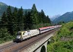 470 010 mit OIC 691 nach Wien West am 03.08.2013 bei Angertal.