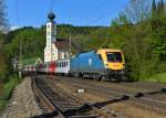 470 005 mit einem REX am 25.04.2014 bei Wernstein am Inn.