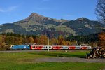 Für mich der krönende Abschluss der Fototour an die Giselabahn: Der REX 1508 mit der MAV 470.004 von Salzburg nach Wörgl.