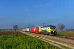 471 501 mit DGS 45191 am 07.12.2017 bei Langenisarhofen. 