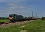 630 004 mit einem Stahlzug am 09.06.2012 bei Erdőht.
