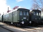 V60 003 und V40 016 am 13. April 2013 im Eisenbahnmuseum in Budapest.