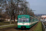 Tw.921 verläßt das Ortszentrum von Gödöllö.