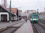 Triebzug 848 am 20.01.2007 in der Endstation Csepel, Strecke Boraros ter - Csepel.