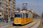 Tw.1367 in der Fehervari ut kurz vor dem Betriebsbahnhof Budafok. (10.03.2018)