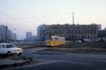 Budapest BKV SL 11 (Ganz-GTw 1327) Floran tr am Morgen des 20. Oktober 1979.