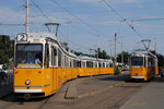 KCSV7 1321, 1352 und 1347, Endstelle Közvagohid. (13.07.2016)