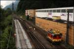 unterinntalbahn In Kufstein wurden Gleise und Weichen erneuert. Hier die Bahnhofseinfahrt aus Richtung W�rgl. (10.08.2009)