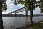 Walkway over the Hudson ist eine mächtige, alte Eisenbahnbrücke in Poughkeepsie, auf der man den Hudson River in rund 60m Höhe zu Fuss überqueren kann. (07.10.2017)