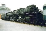 Chesapeake and Ohio Dampflok #1604 (2-6-6-6 Big Allegheny) 20/6/1989 im Baltimore & Ohio Railroad Museum, Baltimore Maryland.