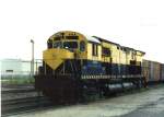 Das Wrack das New York, Susquehanna & Western Alco C430 #3002 steht 31/7/1989 in Binghamton New York.