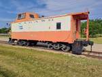 Wabash  2808  Caboose in St Charles abgestellt, gespechtet am 27.06.2023.