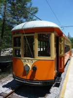 Tramwagen #355 in der Station Blacklog Meadows (Rockhill, PA, 6.6.09)