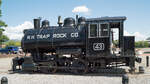 New Haven Trap Rock #43 im Eisenbahnmuseum Steamtown National Historic Site in Scranton, PA am 06.08.2022