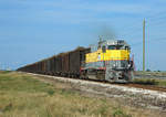 503 approaches Belle Glade with around 100 loaded sugar cane cars for Clewiston, 25 Nov 2018