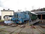 V 10 B V 10B pr�sentierte sich zur Saisoner�ffnug, am 11.04.10 im BW Adorf/Vogtl. Die Lok geh�rte der WEMA PLAUEN.