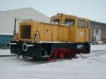Die V 22 der Firma Kley f�hrt seit dem 2.1.2010 ...