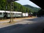 V 36 123 in Beringersm�hle mit dem Letzten zug des ...