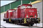 345 393-3 -KubeKcon9- & -PBSV 6- im Nordhafen Stralsund. am ...