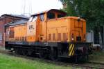 Lok 3 der WFL am 29.05.2010 abgestellt im Magdeburger Handelshafen ...