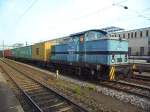 Br 106 mit Gz in Regensburg hbf  ...