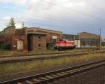 HGB V60.02 (345 243-0 D-HGB) vor dem ehem. Bw Gotha; ...