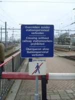 Dieses Schild befindet sich ...  Stephan Eufinger 16.01.2011