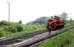verschiedene Zahnraddiesellok  A027-020  im Stahlwerk Ozd  04.06.80