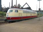 E03-001 steht in V�lklingen ...  Steven Pappas 06.09.2011