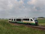 Ein Vogtlandbahn Desiro am 26.06.2009 unterwegs bei Richt.  ...
