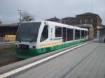 Vogtlandbahn nach Adorf, im Bahnhof Hof.(31.10.09)  ...