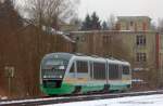 VGB Desiro VT 13 kommt hier durch Oberkotzau und zeigt ...