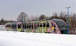 642 304 (VT04 Fu�ballzug ) abgestellt in Falkenstein, 16.2.010. Kann mir ...