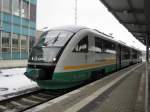 24.2.2010 14:45 VT 05B der Vogtlandbahn auf Gleis 1 in ... 24.2.2010 14:45 VT 05B der Vogtlandbahn auf Gleis 1 in ...