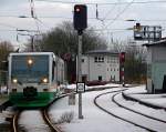 654 047 (VT47) als VBG83127 in Zwickau Hbf, 21.2.010.  ...