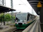 Jeden Tag ein neuer VT der Vogtlandbahn in Lichtenfels. Heute ...