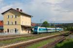 223 066 mit ALX am 22.05.2010 in Wernberg-K�blitz  ...