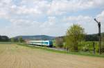 223 062 mit ALX 353 am 24.05.2010 bei Hiltersdorf  ...