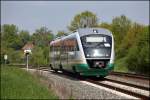 Ein bisschen Planverkehr wurde auch abgelichtet. VT21 ist als Regionalbahn ...