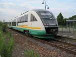 23.6.2010 19:35 VT 09 der Vogtlandbahn aus Cheb nach Zwickau ...
