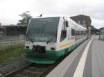 Hier VT44 als VBG83227 von Hof Hbf. nach Falkenstein, dieser ...