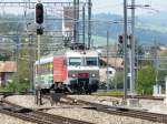 SOB - Einfahrender Voralpenexpress ...  Hp. Teutschmann 02.10.2011