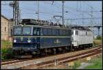 WAB Westfalische Almetalbahn Zwei Holzroller der WAB unterwegs auf die Insel R�gen. Stralsund am 07.09.06 