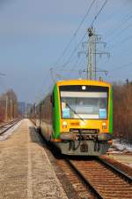 Das Waldbahndoppel mit VT 27 & 28 am 23.01.10 in ...
