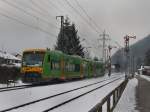 Der VT 028 und 027 der Waldbahn am 13.02.2010 als ...