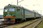 Elektrischka ER2 der ADY am Bahnhof Baku-Kesla 13.4.2012