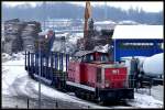 Die -WFL-V60 Lok 6 ist im Stralsunder S�dhafen in Sachen ...
