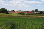 101 040 (WM 2010) mit RE 4013 bei D�rfl (25.07.2010) ...