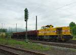  Am 20.05.2010 bretterte 277 018-8 der H.F.Wiebe mit ihrem ...